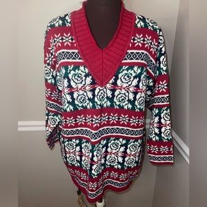 Vintage Lawrence Ciga Fair‎ Isle Sweater Ski Women’s Medium NWT